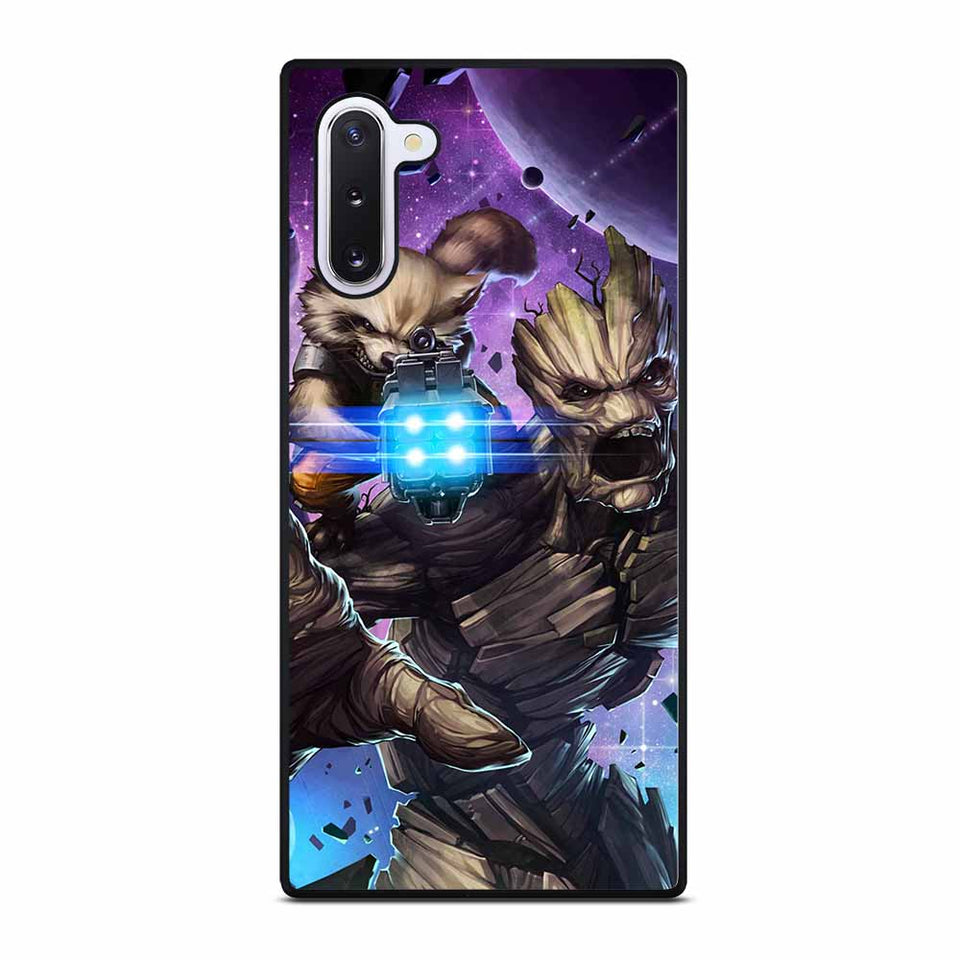 ROCKET RACCOON AND GROOT Samsung Galaxy Note 10 Case