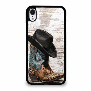RODEO COWBOY LASSO BOOTS 1 iPhone XR case