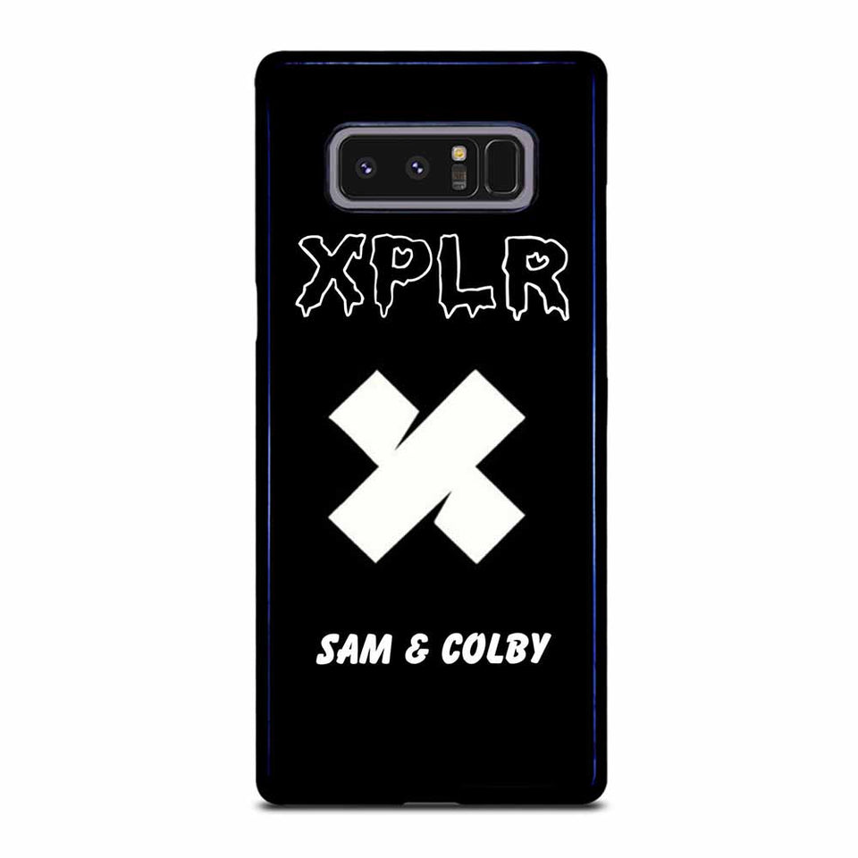SAM AND COLBY XPLR LOGO Samsung Galaxy Note 8 case