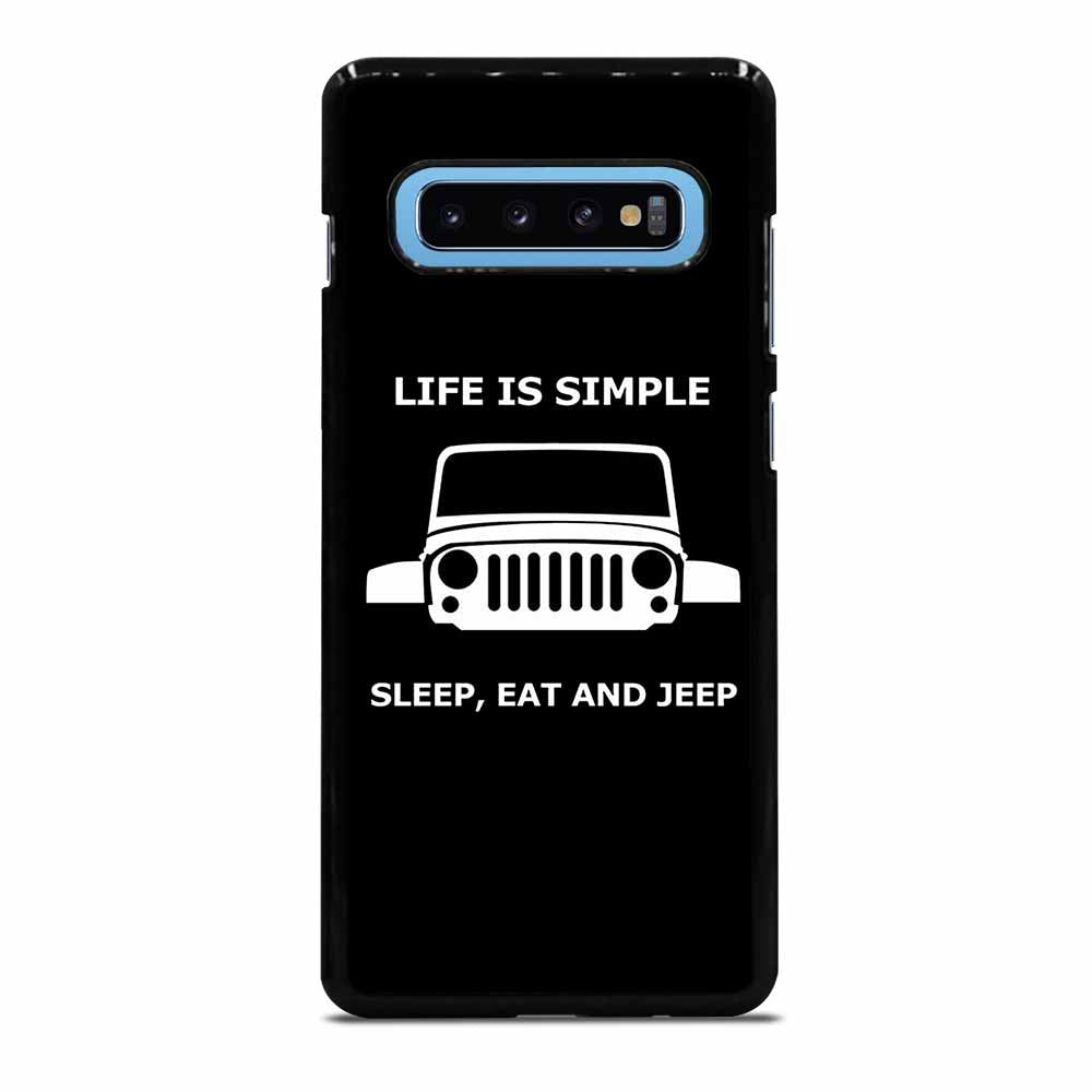 SLEEP EAT AND JEEP Samsung Galaxy S10 Plus Case
