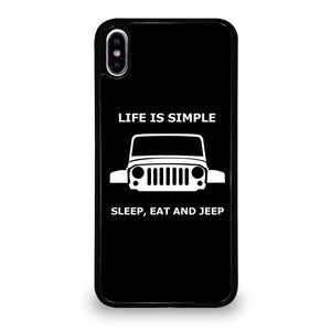 SLEEP EAT AND JEEP iPhone XS Max case