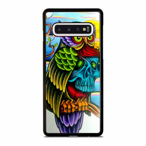 SUGAR SKULL OWL TATTO LOGO #1 Samsung Galaxy S10 Case