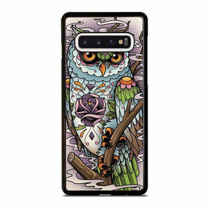 SUGAR SKULL OWL TATTO LOGO Samsung Galaxy S10 Case