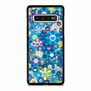 TAKASHI MURAKAMI BLUE FLOWERS Samsung S6 S7 Edge S8 S9 S10 Plus S10 5G S10e Note 8 9 10 10+ Case
