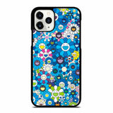 TAKASHI MURAKAMI BLUE FLOWERS iPhone 11 Pro Case