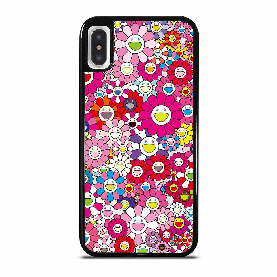 TAKASHI MURAKAMI FLOWERS PINK iPhone 5/5S/SE 6/6S 7 8 Plus X/XS Max XR Case