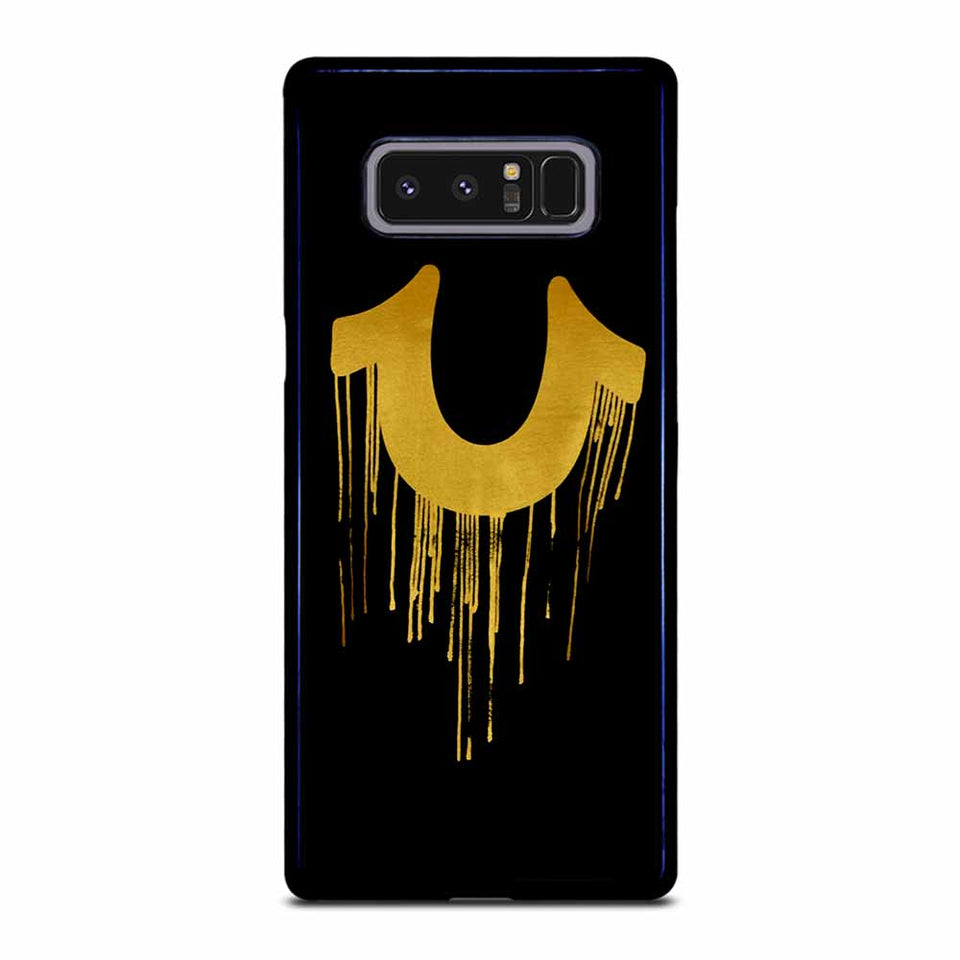 TRUE RELIGION GOLD BLACK LOGO Samsung Galaxy Note 8 case