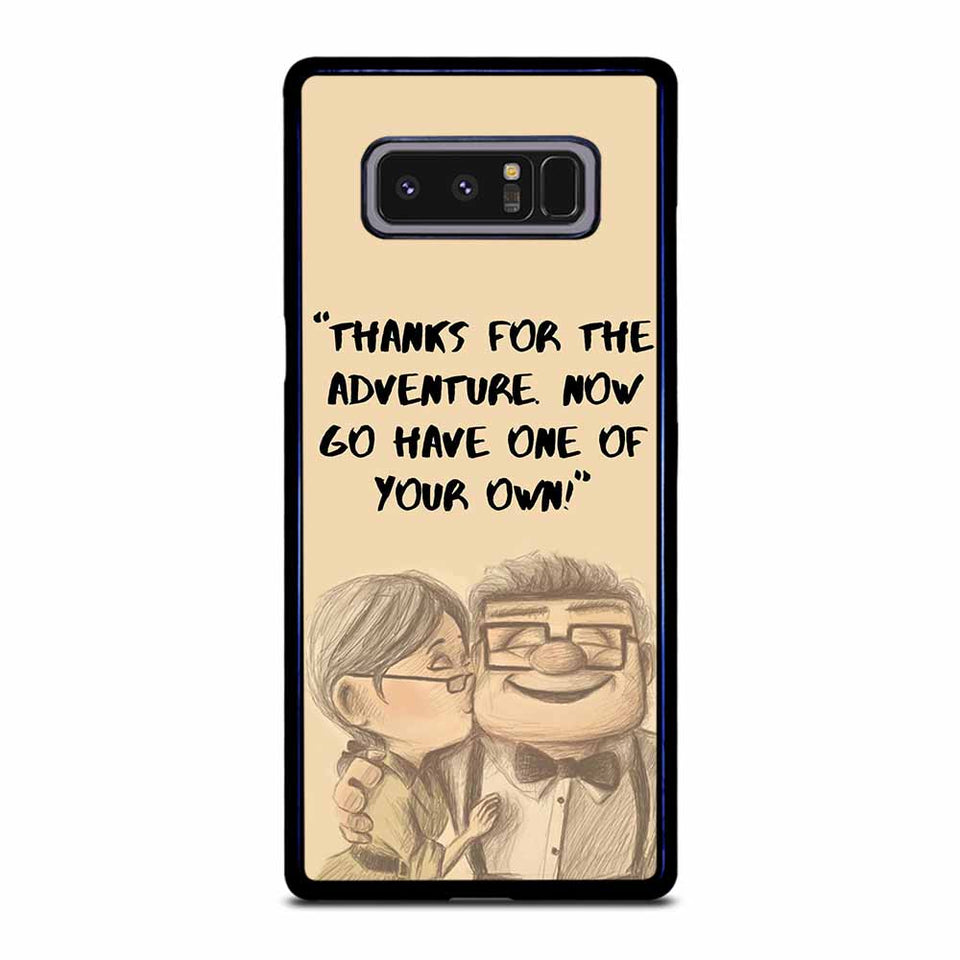 UP MOVIE CARL AND ELLIE QUOTES Samsung Galaxy Note 8 case