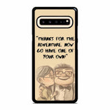 UP MOVIE CARL AND ELLIE QUOTES Samsung Galaxy S10 5G Case