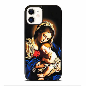 Virgin Mary Baby Jesus iPhone 12 Case